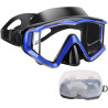 Máscara de buceo antivaho Máscara de natación y snorkel Apta para adultos