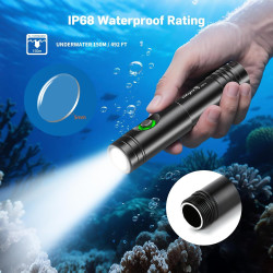 WD12 - Luz de buceo | Impermeable y resistente a la presion