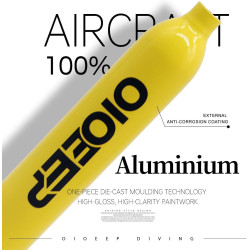 Mini tanque de buceo con submáscara | Con tanque de buceo recargable