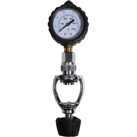 Scuba Choice Comprobador de presión | Preciso para tanques de válvula de yugo