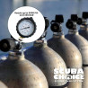 Scuba Choice Comprobador de presión | Preciso para tanques de válvula de yugo