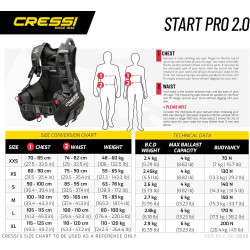 Cressi Paquete de buceo | Paquete de buceo profesional