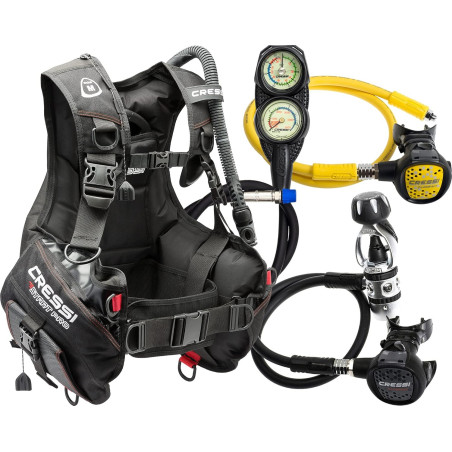 Cressi Paquete de buceo | Paquete de buceo profesional