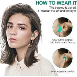 Tapones para los oídos de natación | Adaptabilidad universal para todo tipo de orejas