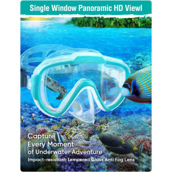 Juego de esnórquel para adultos, equipo de esnórquel antivaho con vista panorámica
