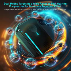 Repelente ultrasónico mejorado | Control de todo tipo de plagas