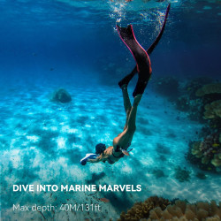 Scooter submarino Asiwo, scooter marino con doble motor y soporte para cámara de acciónScooter submarino Asiwo, scooter marino c