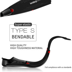 Aletas de buceo de hoja larga de bolsillo | Flexibles y eficientes