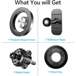 Soporte para celular de coche marca Kaistyle Magsafe【20 imanes potentes】