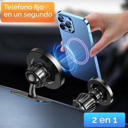 Soporte para celular de coche marca Kaistyle Magsafe【20 imanes potentes】