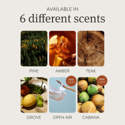 Drift - Ambientador de madera, Eliminador de olores para el automóvil