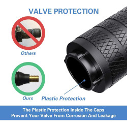 Tapas de válvula de neumático, 4 unidadess/paquete