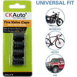 Tapas de válvula de neumático, 4 unidadess/paquete