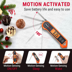 Termómetro digital de carne | Resistente al agua y temperaturas altas