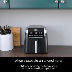 Ninja | Freidora de aire | Gran capacidad y con cesta antiadherente