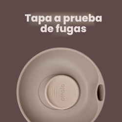 Owala SmoothSip Slider - Vaso de café aislado de acero inoxidable