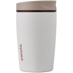 Owala SmoothSip Slider - Vaso de café aislado de acero inoxidable