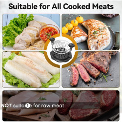 Trituradora de pollo profesional de 10 pulgadas