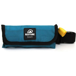 Restube Boya inflable de seguridad de agua de un solo tirón de playa