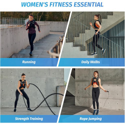 ZELUS Chaleco con peso con 12 libras, para entrenamiento, entrenamiento de fuerza, correr