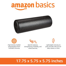 Rodillo de espuma de alta densidad Amazon Basics