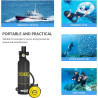 DIDEEP X4000Pro Buceo Tanque de 1L | Tanque pulmonar ligero y portatil