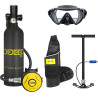 DIDEEP X4000Pro Buceo Tanque de 1L | Tanque pulmonar ligero y portatil