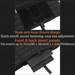 DMAIP Chaleco MOLLE táctico de caza