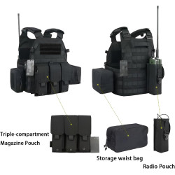 DMAIP Chaleco MOLLE táctico de caza