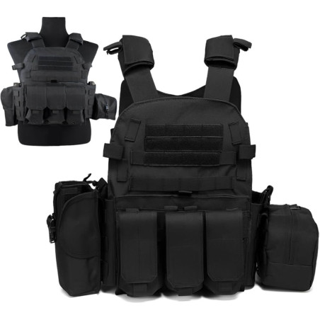 DMAIP Chaleco MOLLE táctico de caza