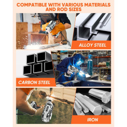 Saker Máquina de soldadura portátil, soldador de arco de 110 V