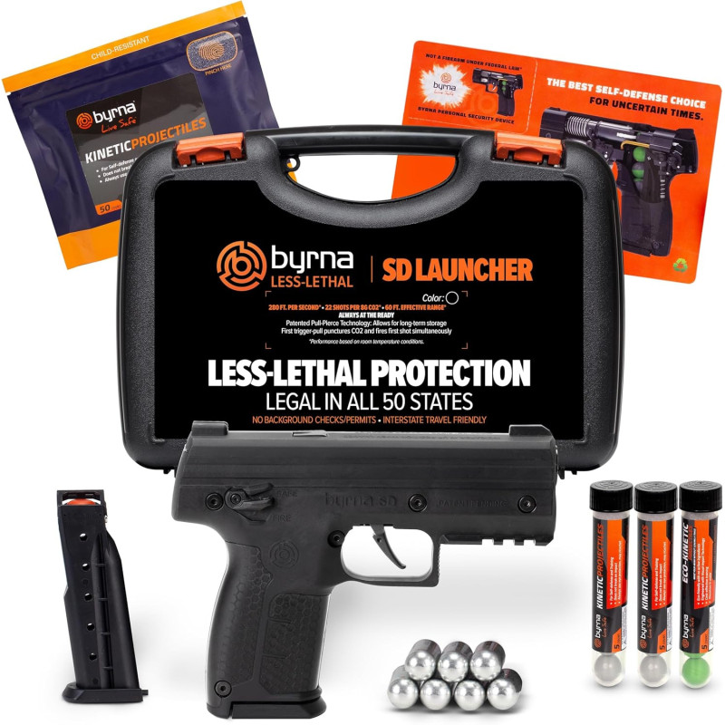 Byrna SD [Autodefensa] Pepper Ultimate Bundle - Spray de pimienta