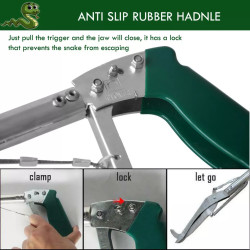 IC ICLOVER Professional - Juego de herramientas para atrapar serpiente