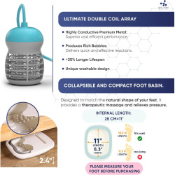 Vital Vibes Máquina de Desintoxicación de Baño de Pies Iónico