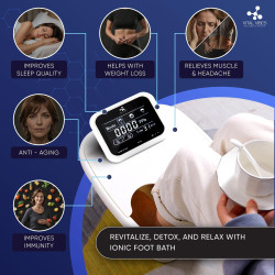 Vital Vibes Máquina de Desintoxicación de Baño de Pies Iónico