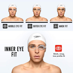 Gafas de natación unisex para adultos Speedo Mirrored Vanquisher 2.0